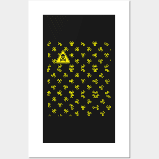 Radioactive Warning Sign Posters and Art